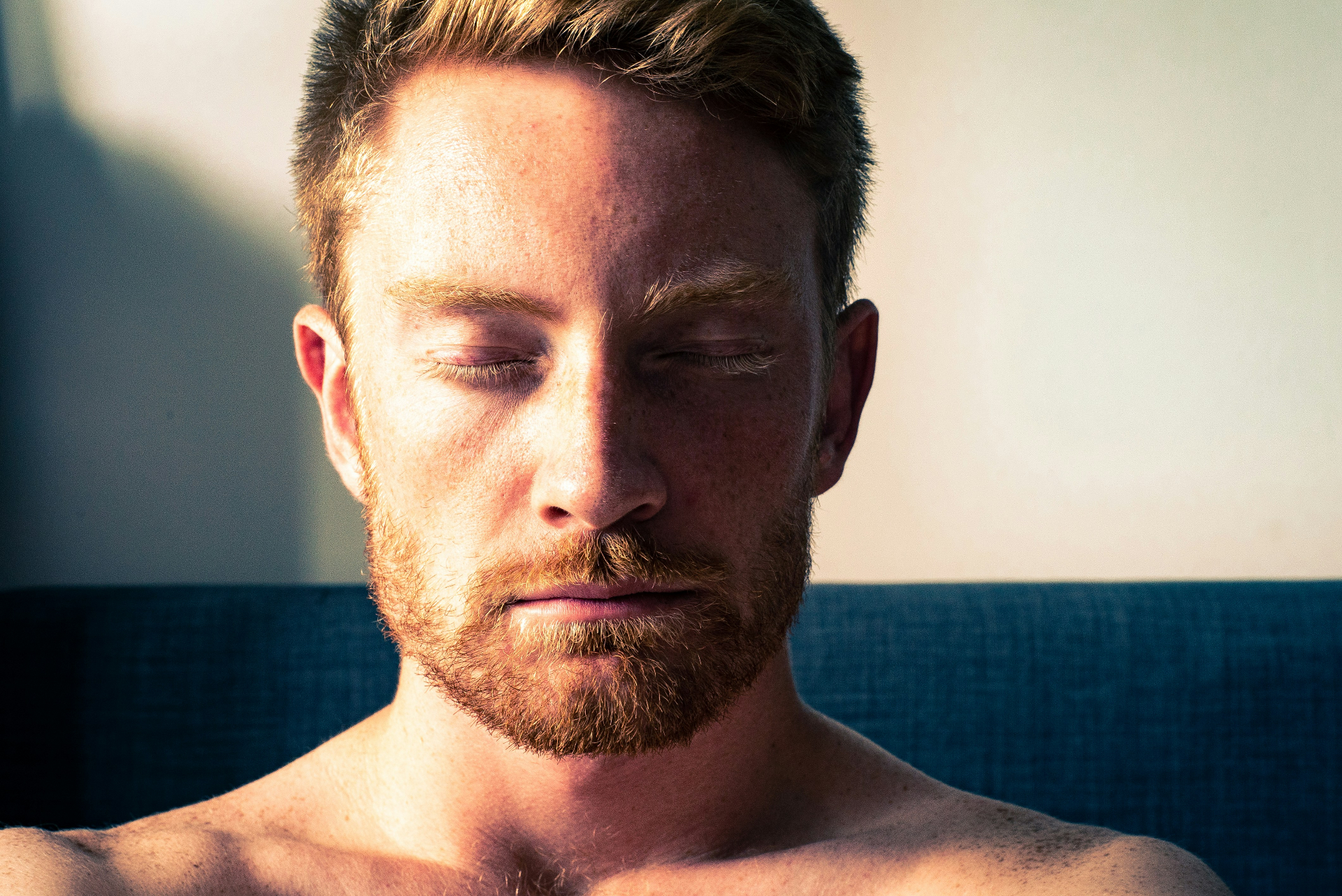 A calm, close portrait. Meeting yourself where you are.
