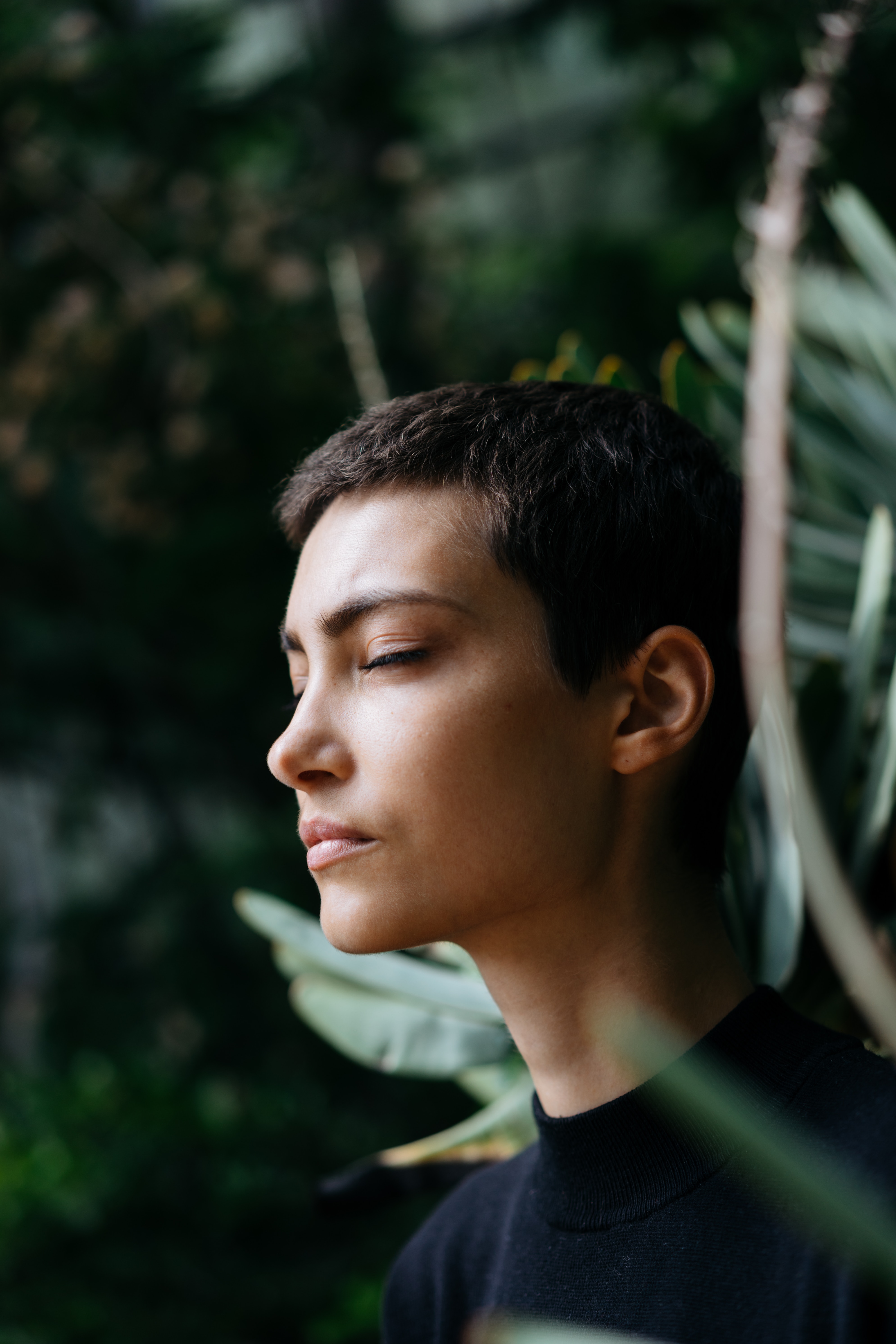 A close, softly-lit portrait. The beginning of a personal practice.